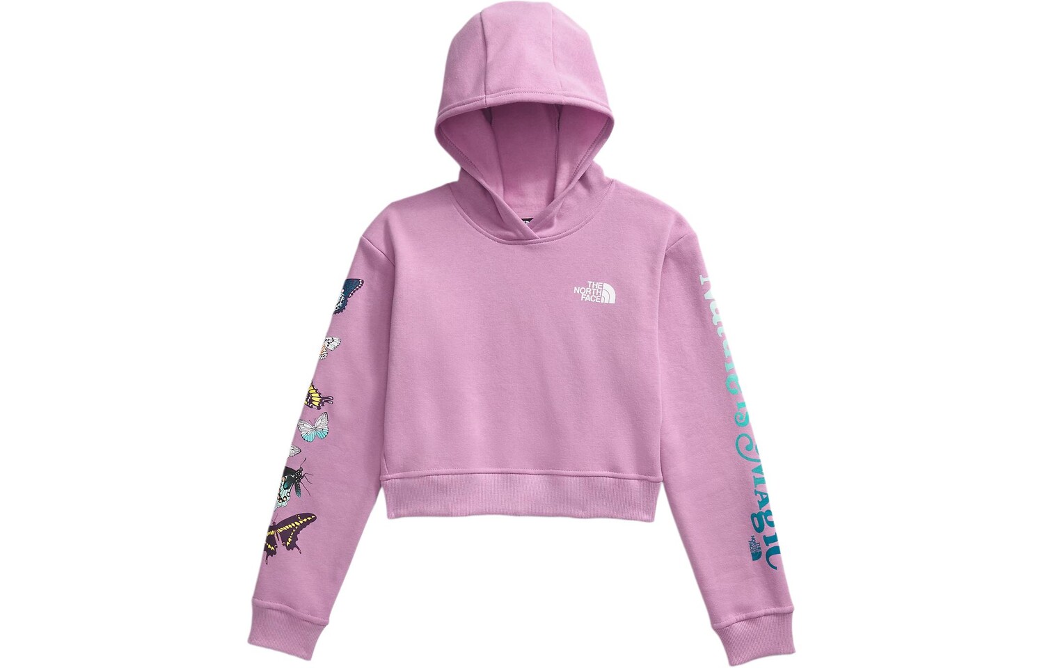 

Детская толстовка The North Face, фиолетовый