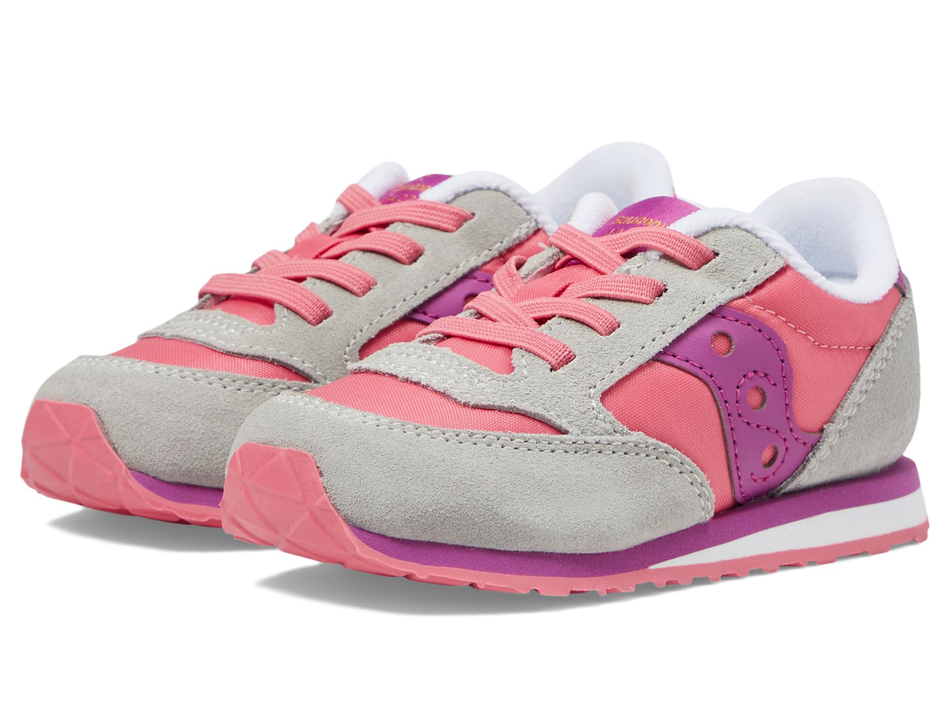 

Кроссовки Saucony Kids Originals Jazz Junior, Grey/Purple/Coral