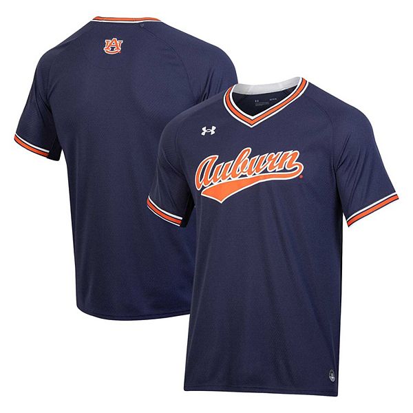 

Мужская бейсбольная майка v-neck navy auburn tigers Under Armour