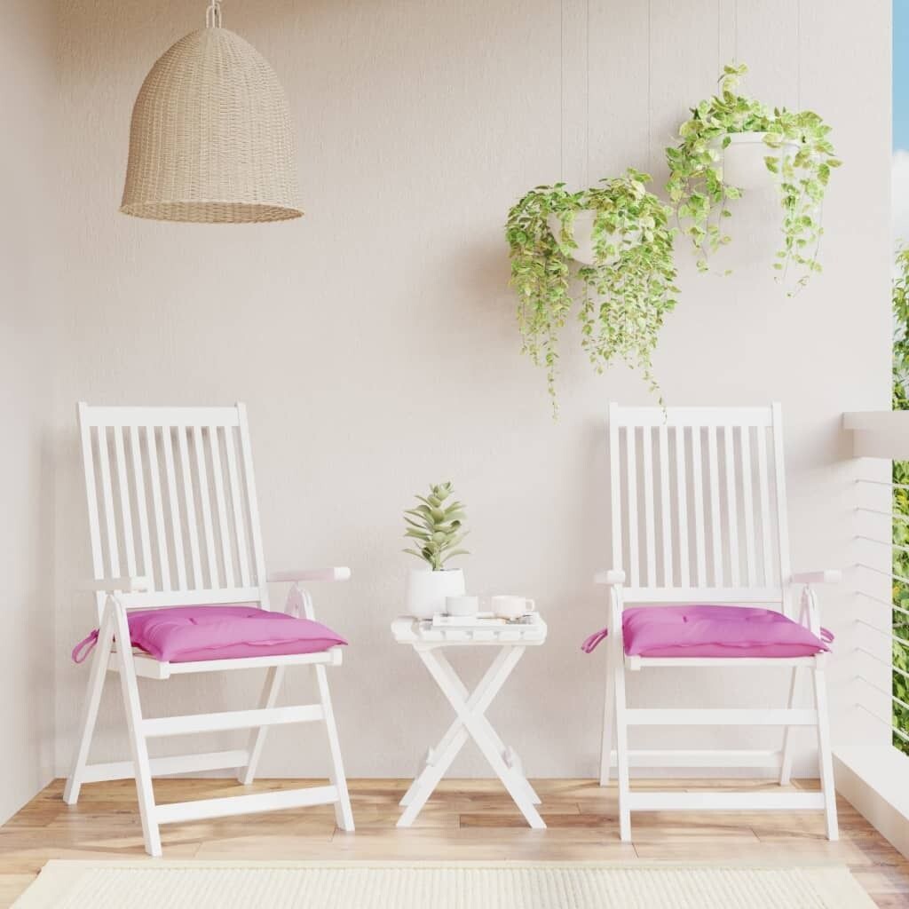 

Подушки на стул 2 шт. Серый 40х40х7 см. Ткань Оксфорд. DKD HOME DECOR, розовый