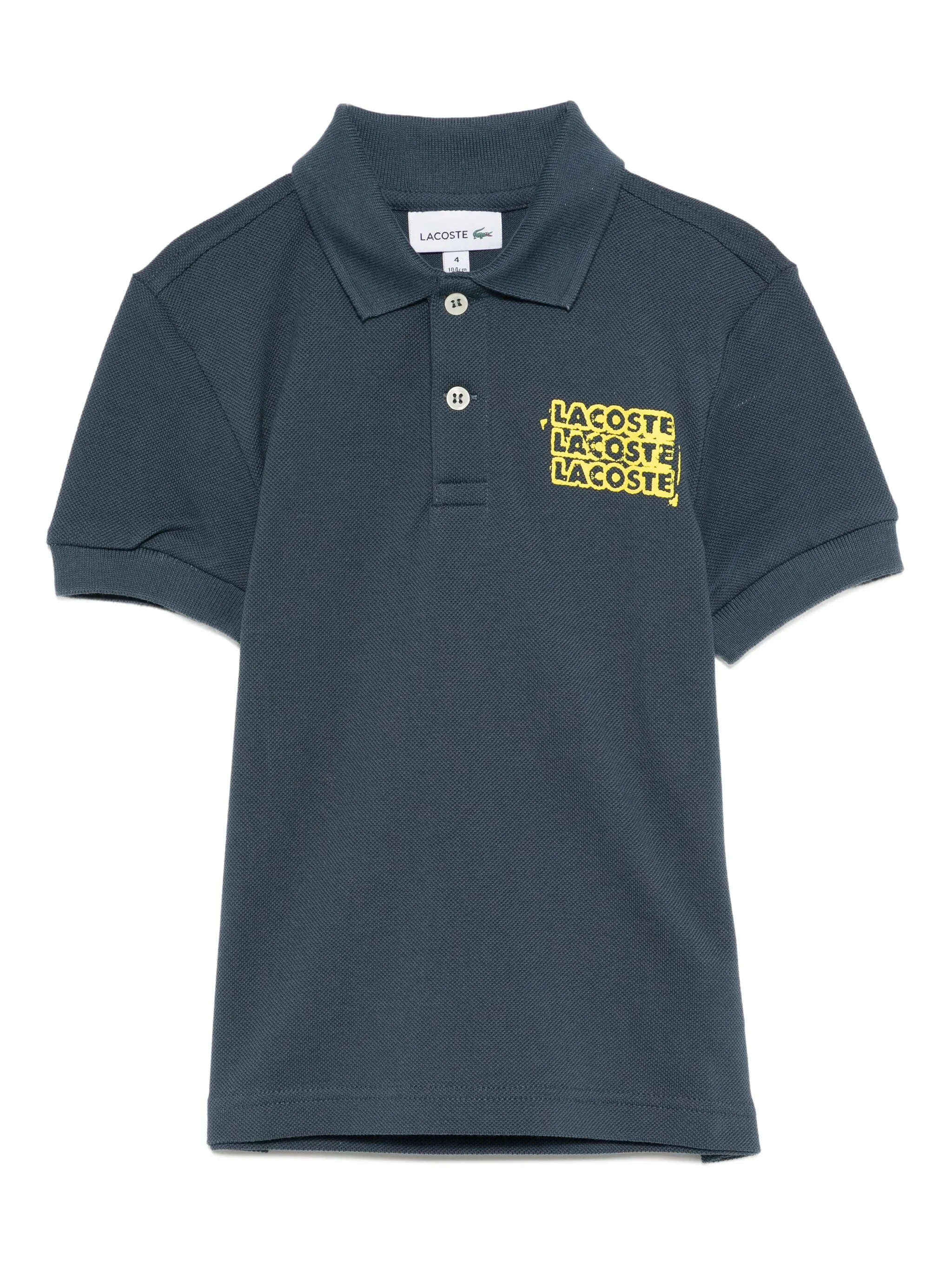 

Рубашка поло с логотипом Lacoste, синий