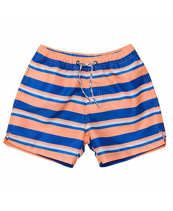 

Шорты для плавания Tropicana Stripe Sustainable для мальчиков — для маленьких детей, для больших детей Snapper Rock, оранжевый