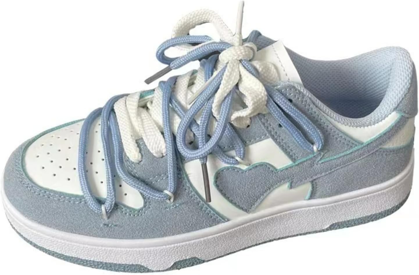 

Модные платформенные кроссовки для женщин и мужчин Y2K стильные классические низкие повседневные спортивные обувь для прогулок для пар Macefil, голубой