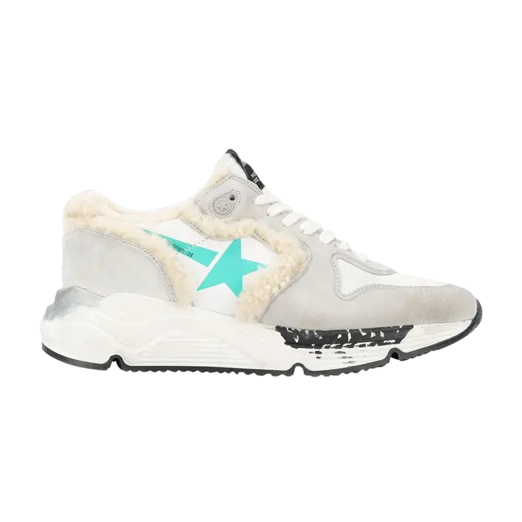 Кроссовки Golden Goose Wmns Running Sole White Mint, белый