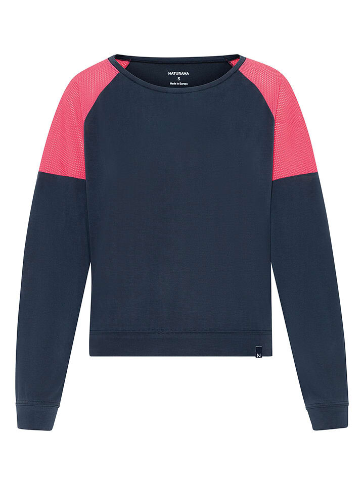 

Толстовка Naturana Sweatshirt, цвет Dunkelblau/Pink