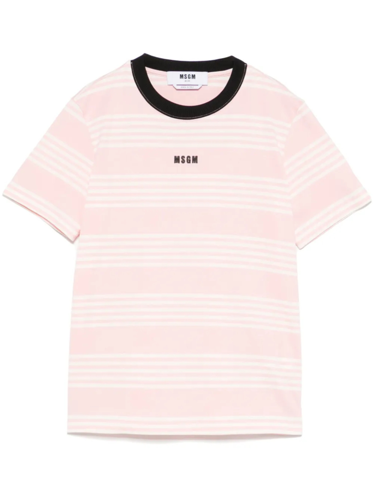 

Футболка в полоску MSGM, розовый