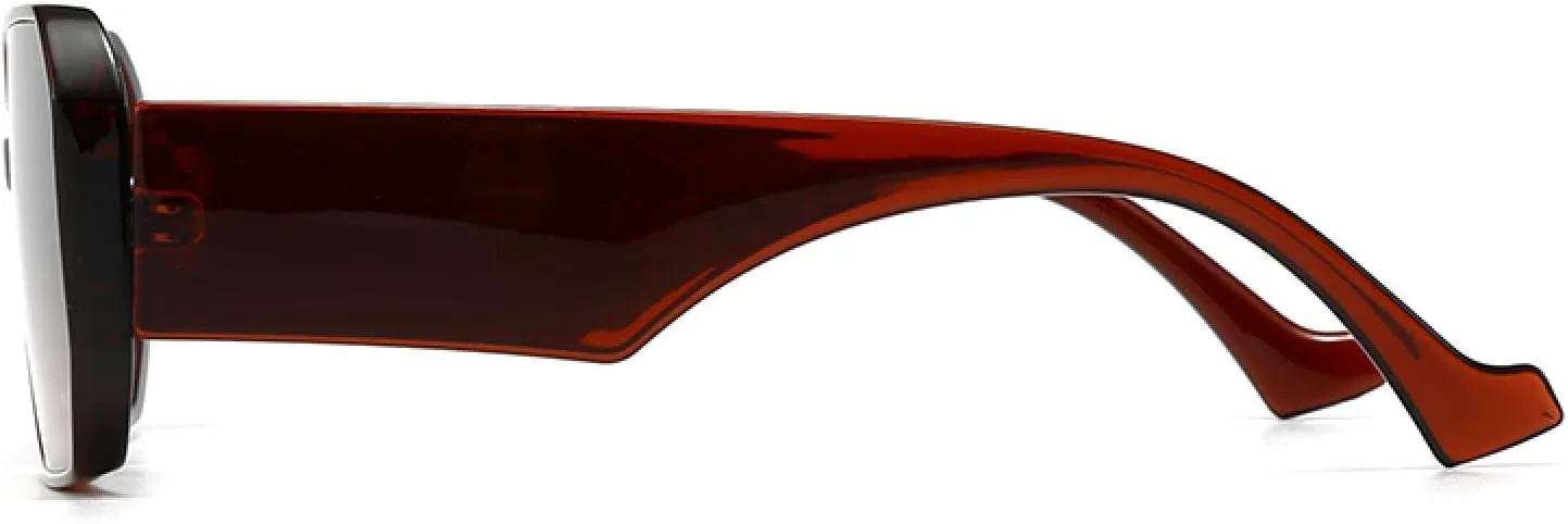 

Цельные солнцезащитные очки в стиле ретро с плоской верхней частью для женщин, очаровательные современные солнцезащитные очки в океанском цвете VVTWSSW, Photochromic