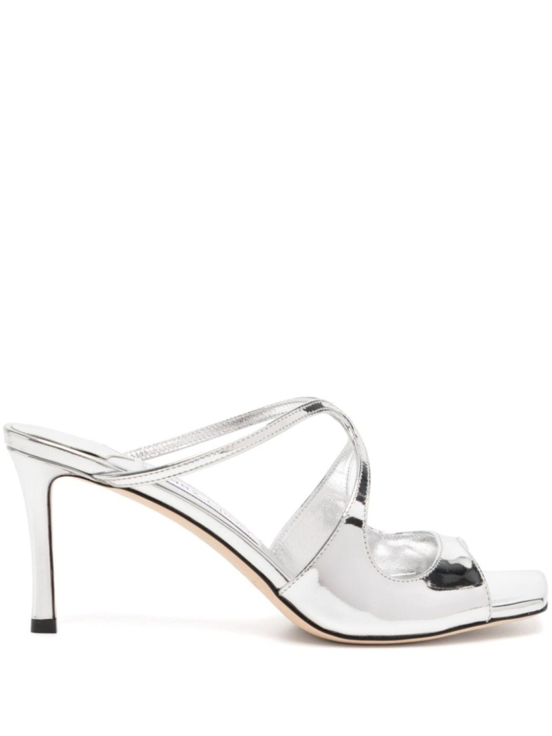 

Сандалии Jimmy Choo Anise 75 мм, серебряный