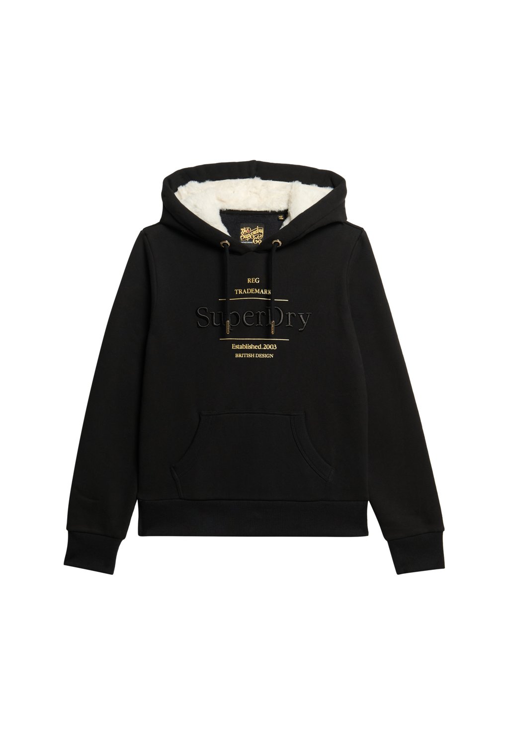 

Толстовка с капюшоном LOGO Superdry, черный