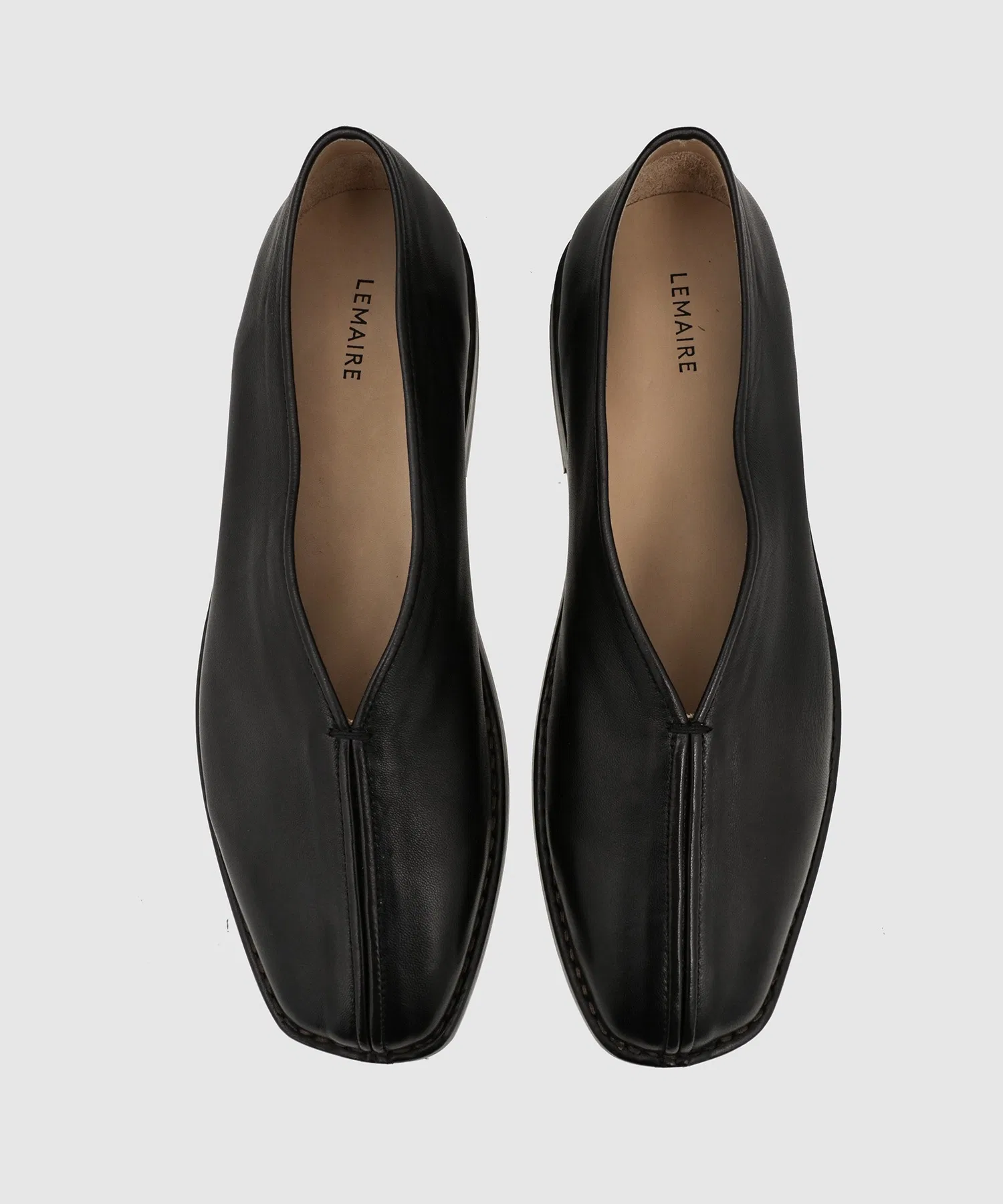 Мужские шлепанцы Lemaire FLAT PIPED SLIPPERS