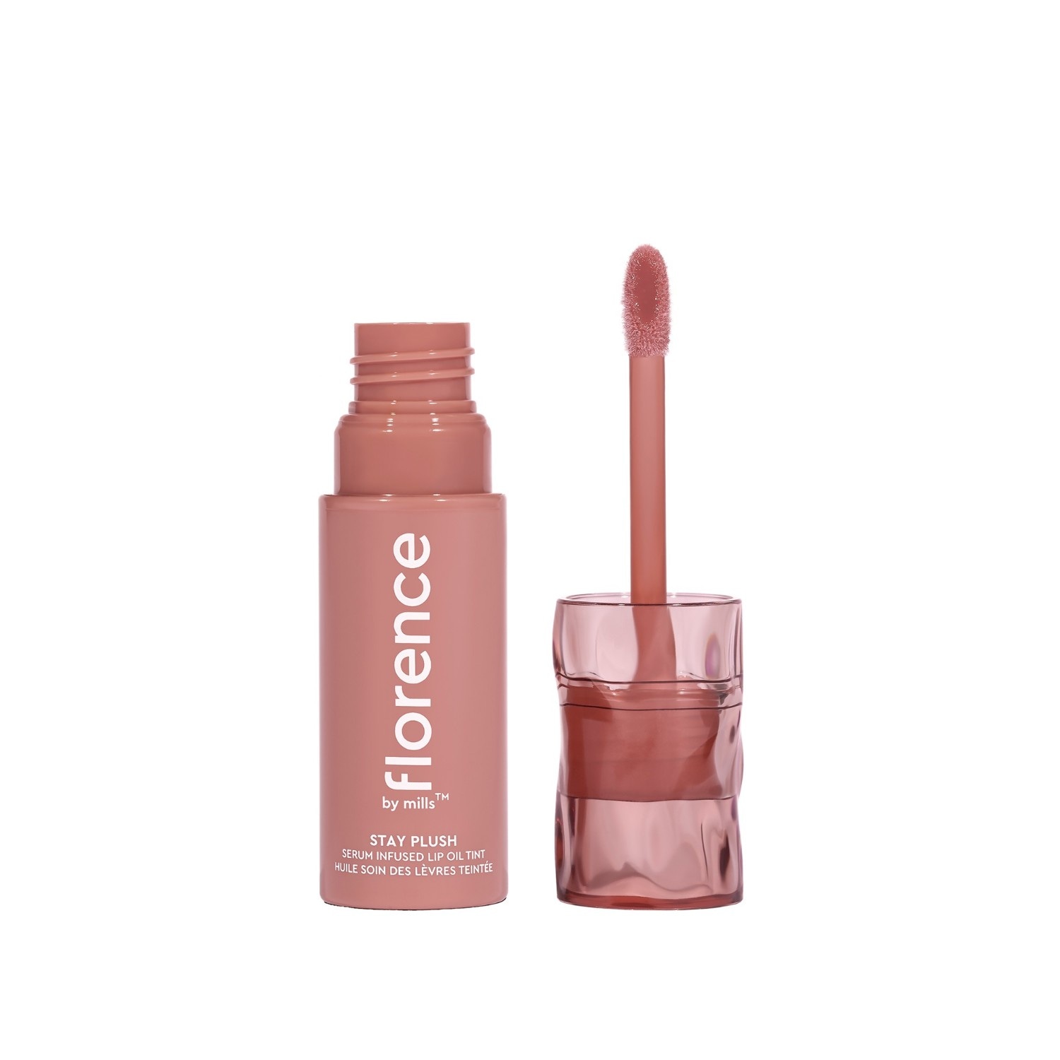 Сыворотка Florence By Mills — Масло для губ stay plush serum infused lip oil tint , coconut colada, объем, 8 мл — фото 2