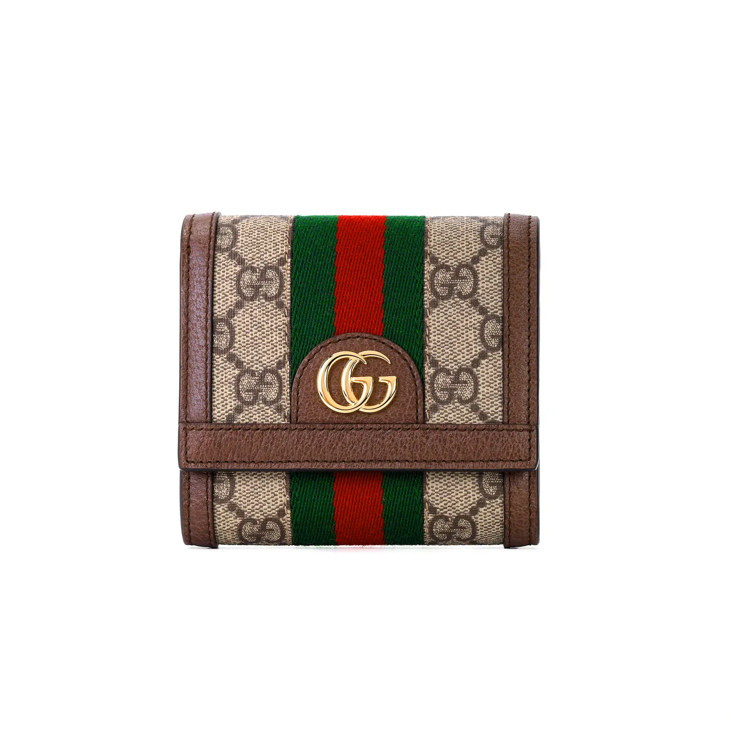 

GUCCI Кожаный картхолдер Ophidia Canvas