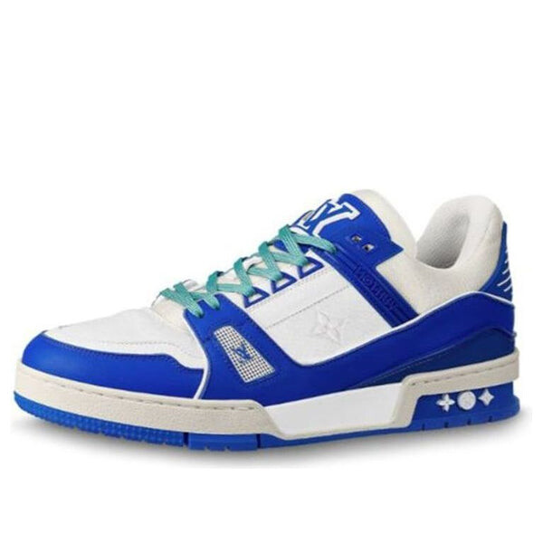 

Кроссовки trainer sneakers 'white blue' Louis Vuitton, белый