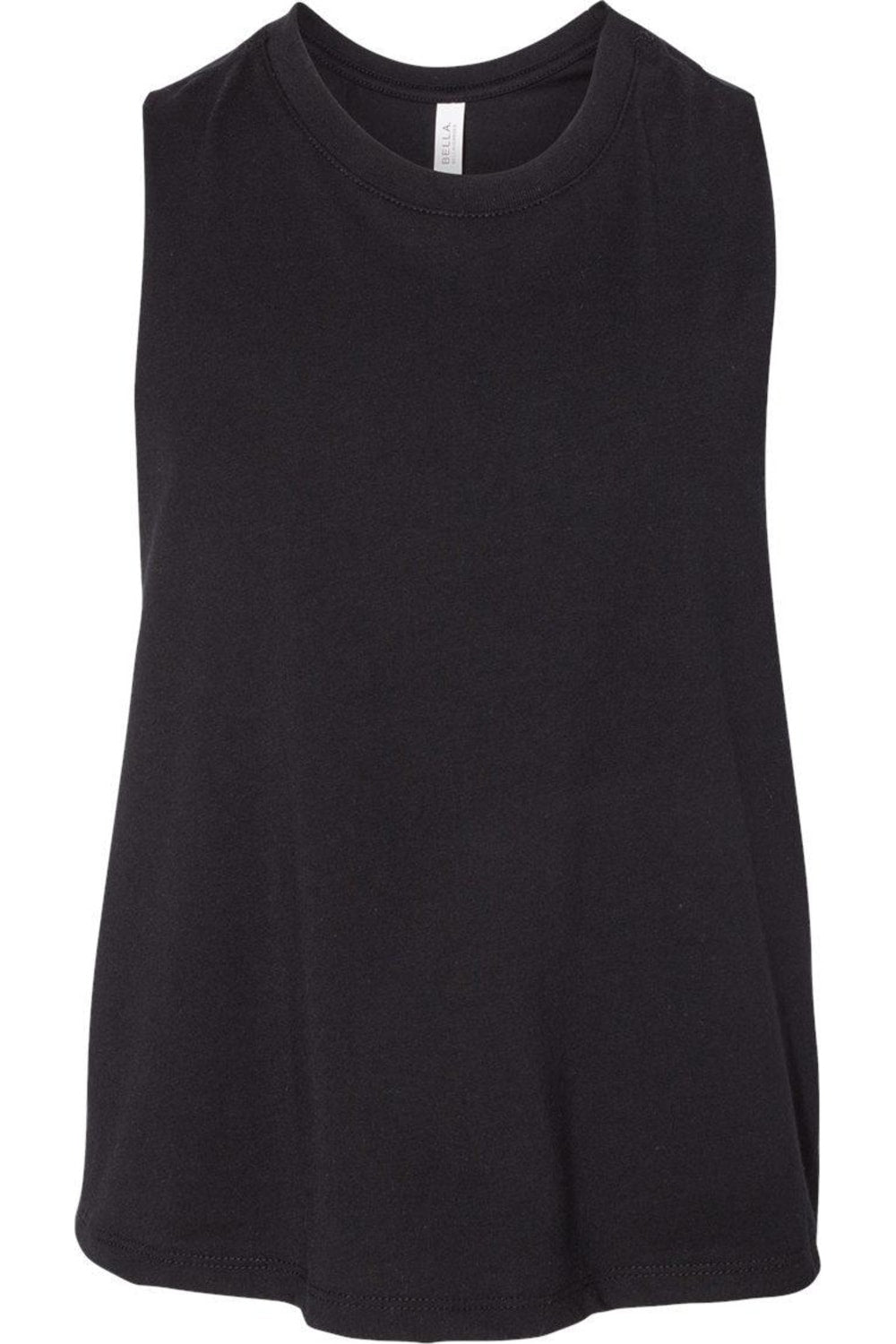 

Женская майка-борцовка BELLA + CANVAS, цвет solid black blend