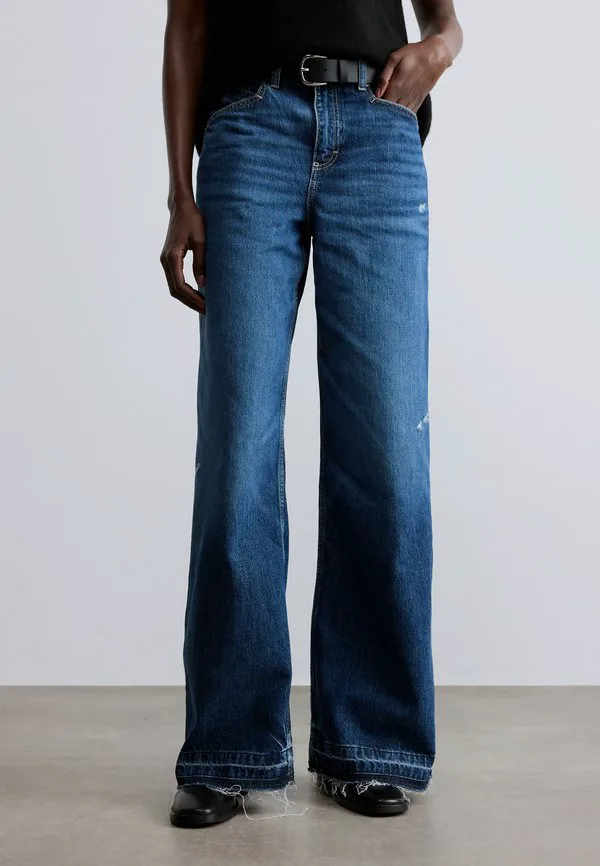 Свободные широкие штанины Boss, Medium Blue