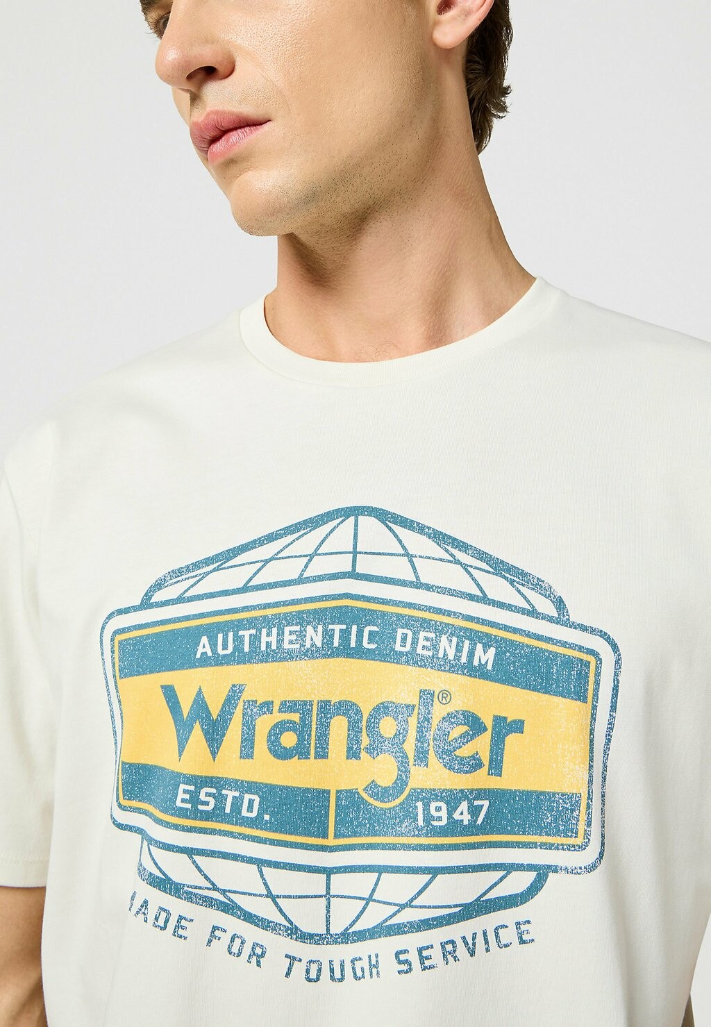 

Футболка с принтом AMERICANA TEE Wrangler, кремовый