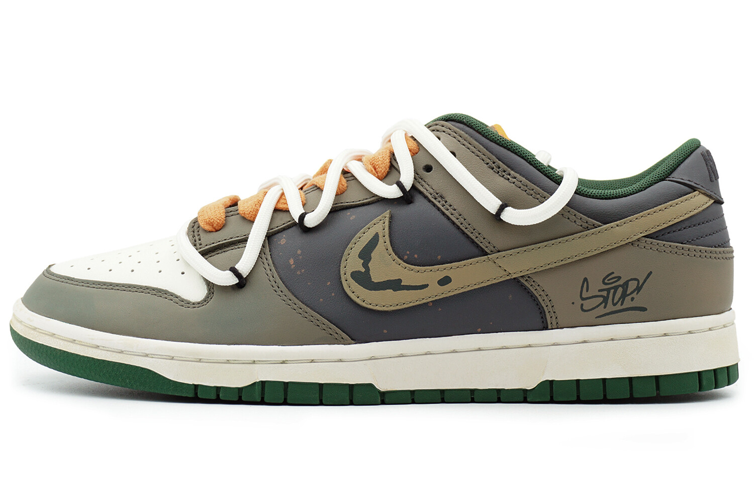 

Кроссовки Nike Dunk Skateboard Shoes Men Low-Top Blue White/Orange