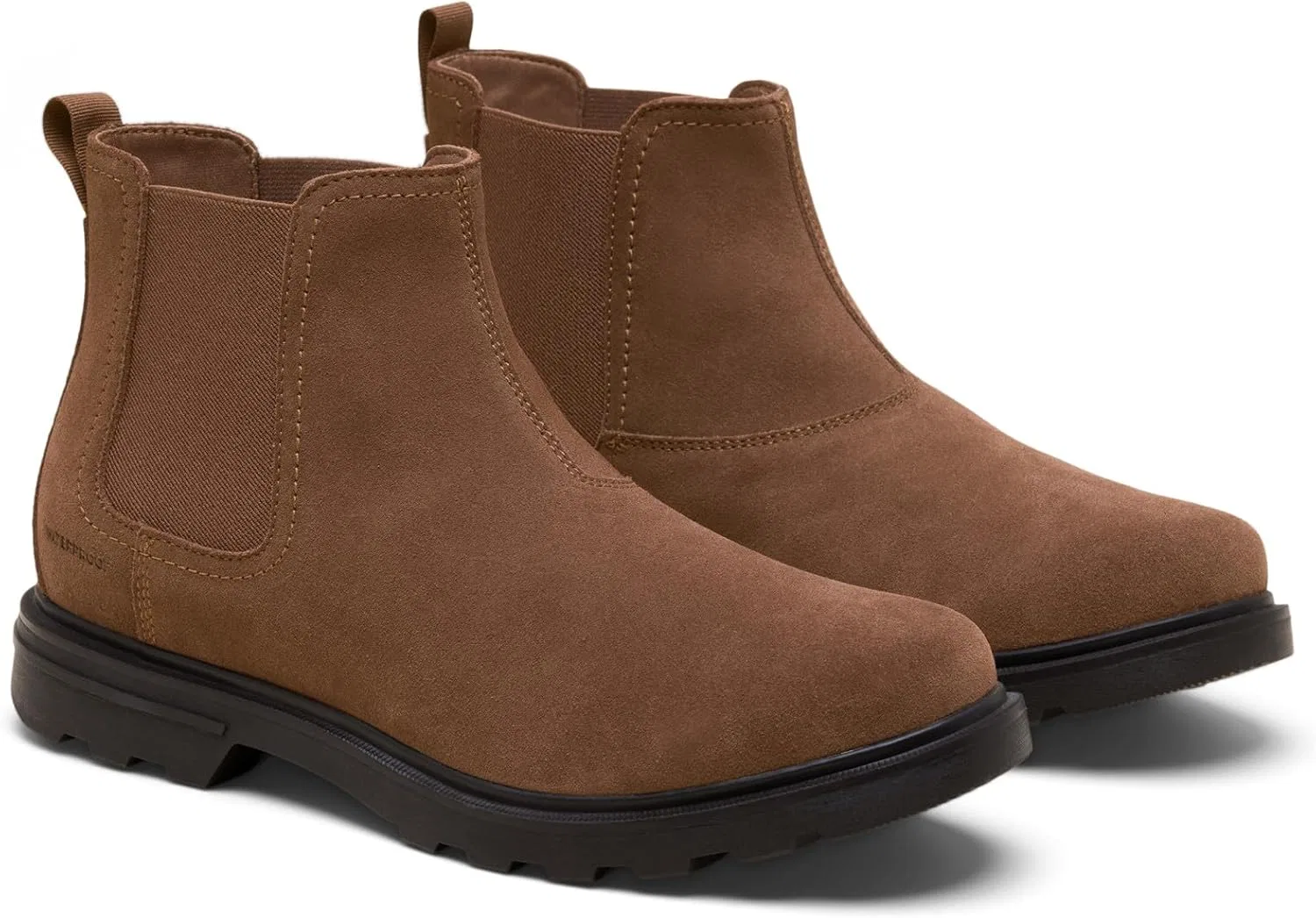 Мужские водонепроницаемые модные ботинки Sorel Cyprus Chelsea, Tobacco Blackened Brown — фото 2