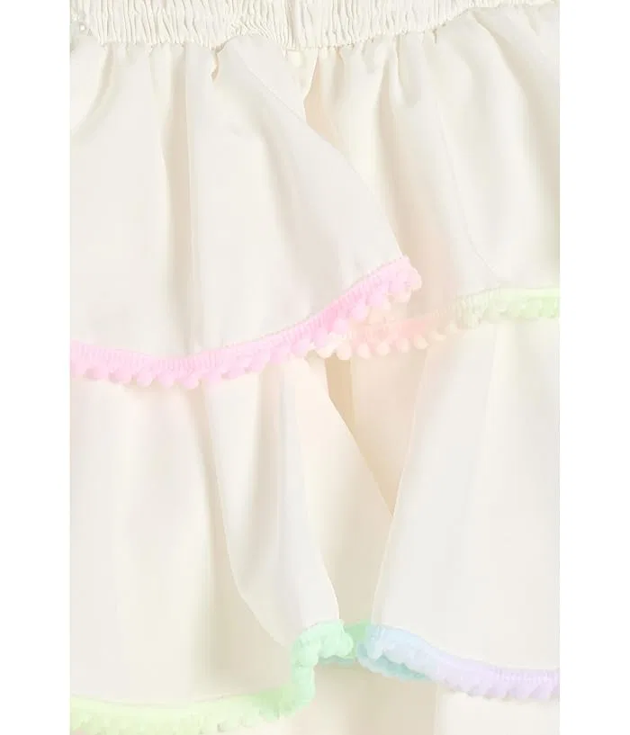 Платье детское с оборками Rainbow Tiered Bow Lola and The Boys, Multi — фото 3