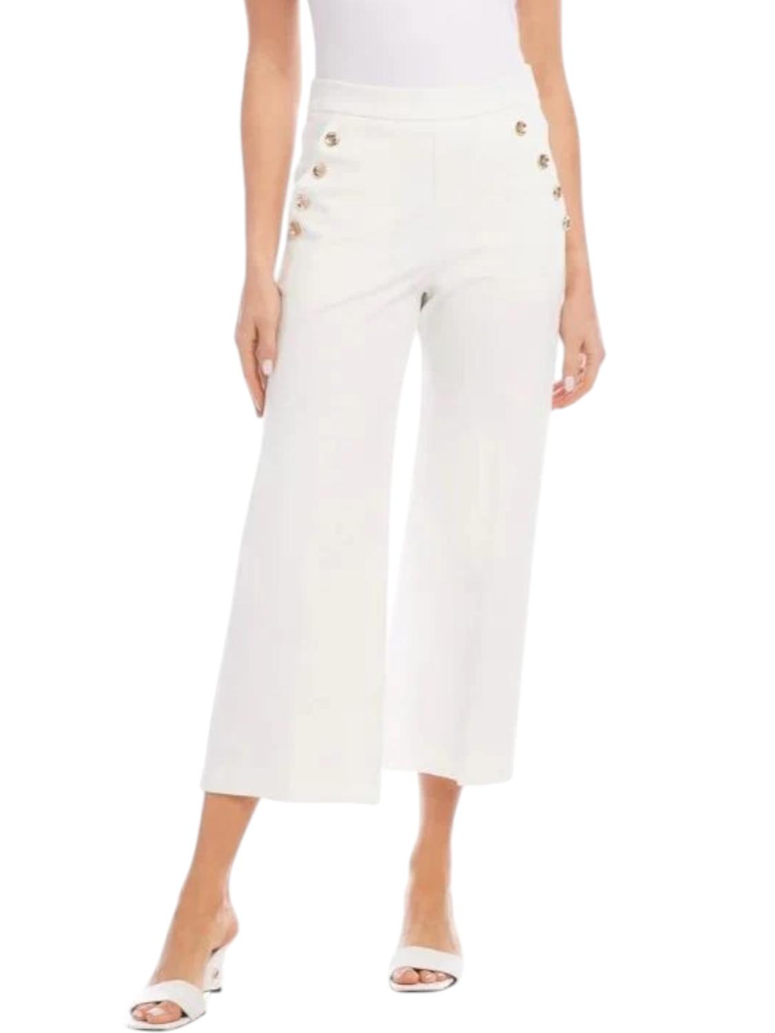 

Укороченные брюки Neptune в цвете Off White Fifteen Twenty