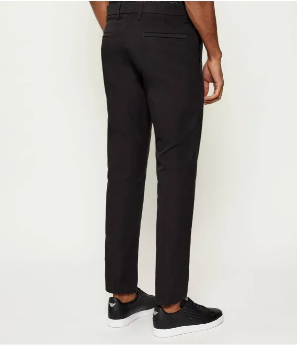 Брюки-Чиносы T_Commuter-SlimTekCo slim fit Boss Green, черный — фото 4