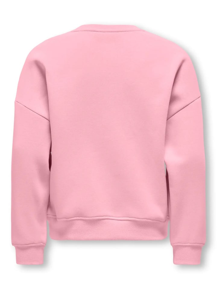 KIDS ONLY Толстовка KOGSWEAT L/S CREW OVERSIZE SWT в цвете «романтическая роза» — фото 2