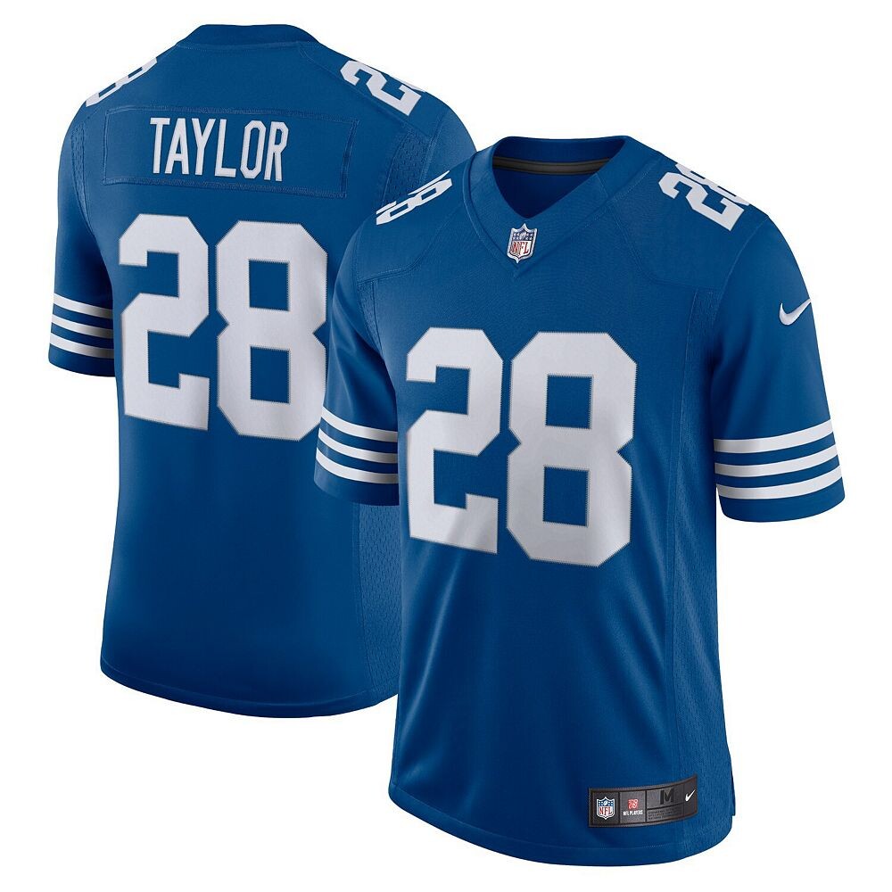 

Мужское джерси Nike Jonathan Taylor Royal Indianapolis Colts Alternate Vapor Limited, цвет Clt Blue