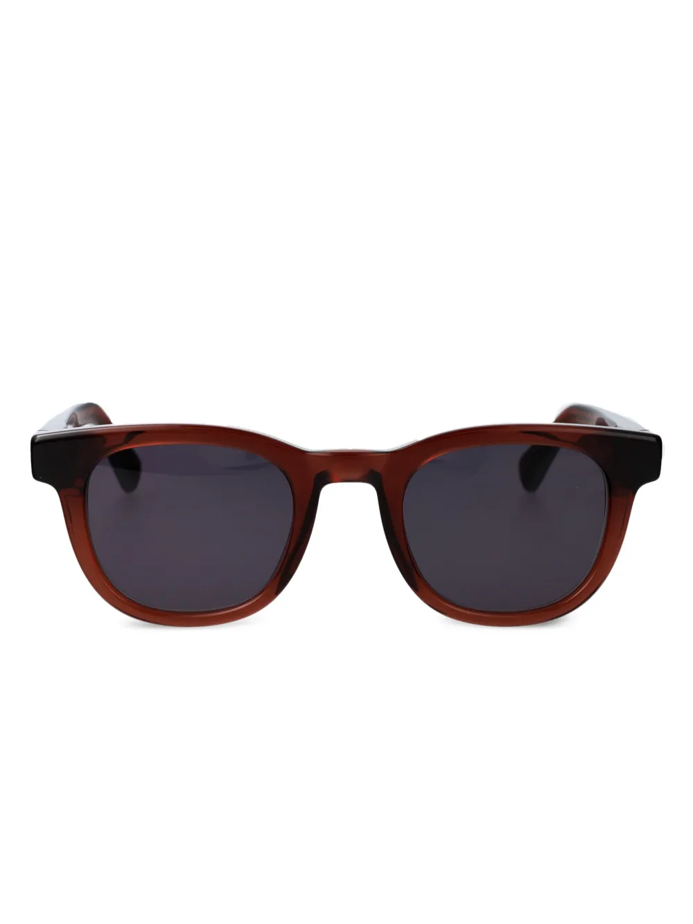 

Солнцезащитные очки в круглой оправе Mykita, красный