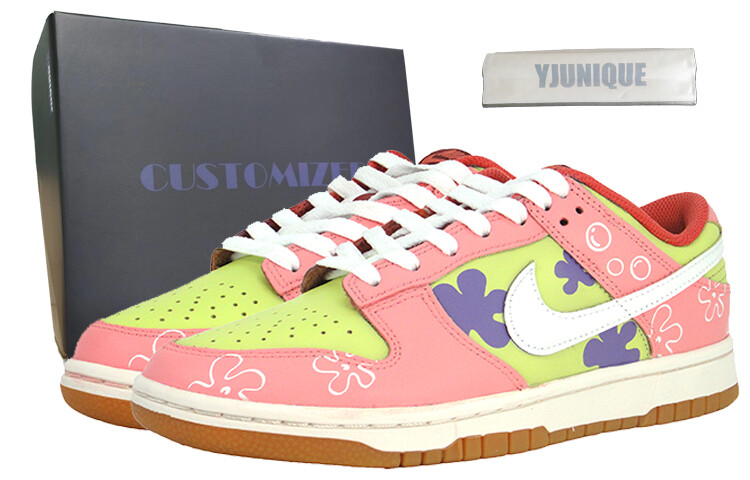 

Кроссовки Nike Dunk Skateboarding Shoes Women's Low-top Purple, розовый