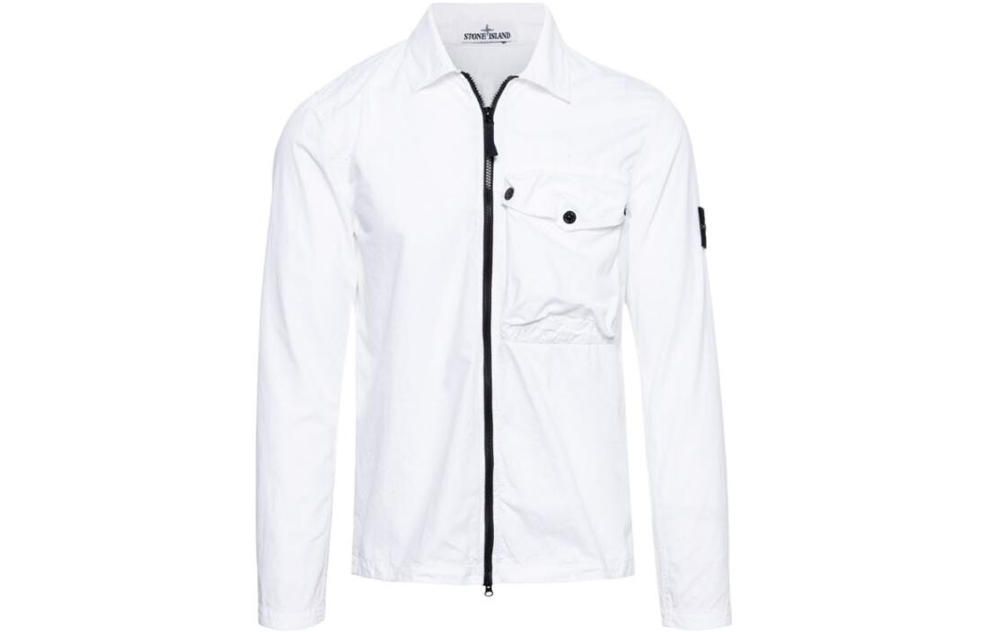 

Куртка мужская жемчужно-белая Stone Island, белый