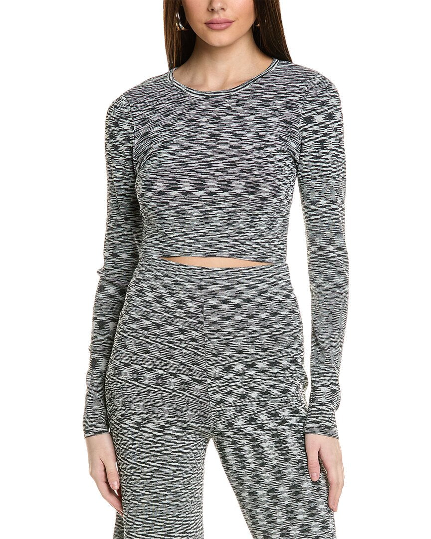 

Однотонный и полосатый топ Cara Solid & Striped, черный