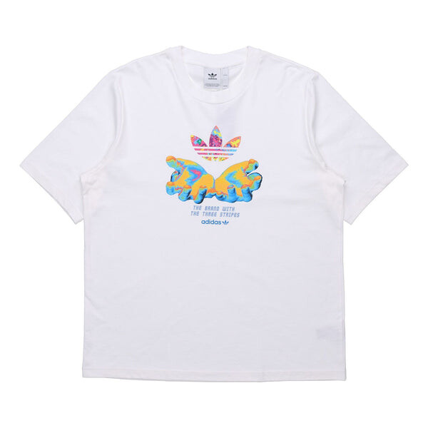

Футболка originals graphic tee printing short sleeve white Adidas, белый