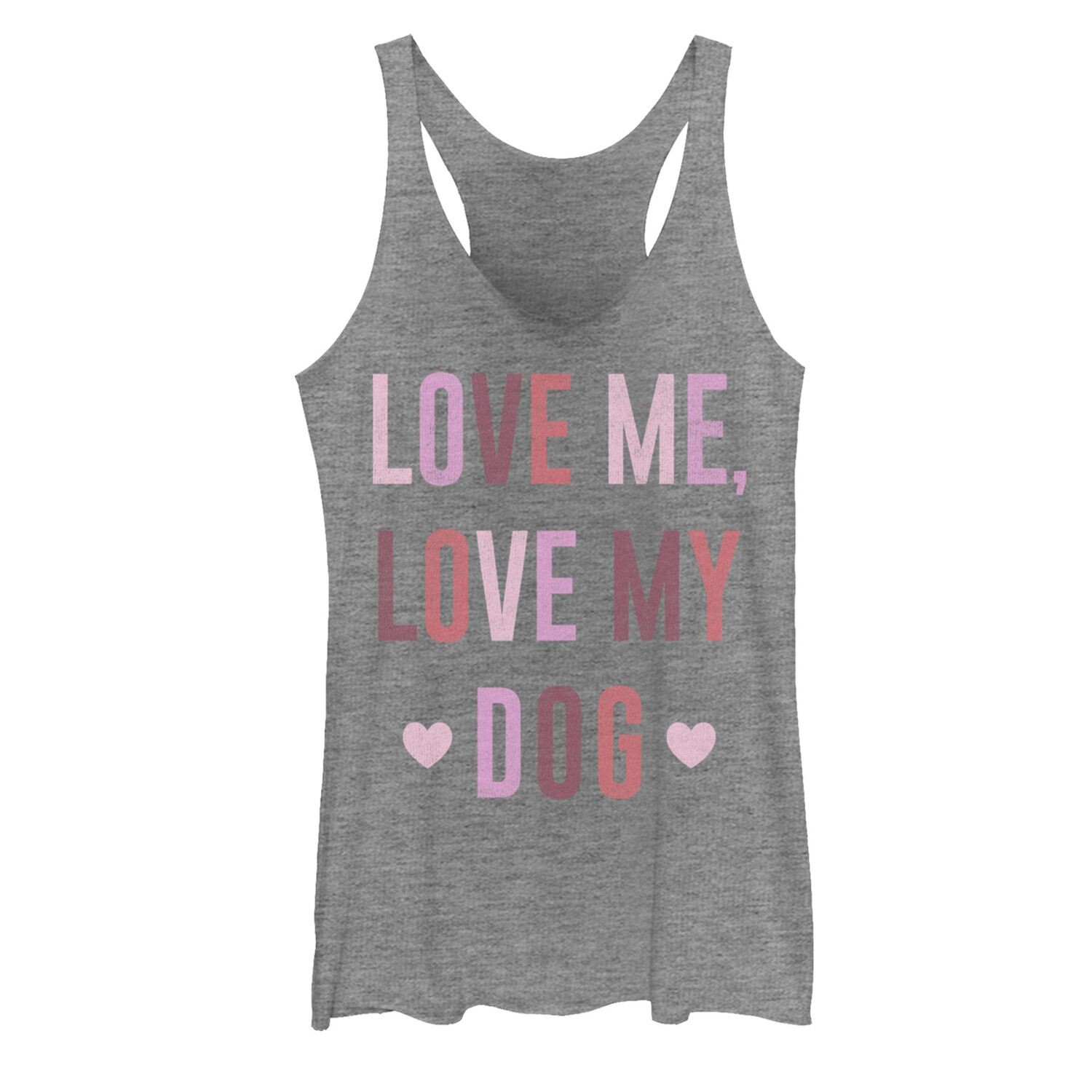 

Майка с рисунком Love My Dog для юниоров
