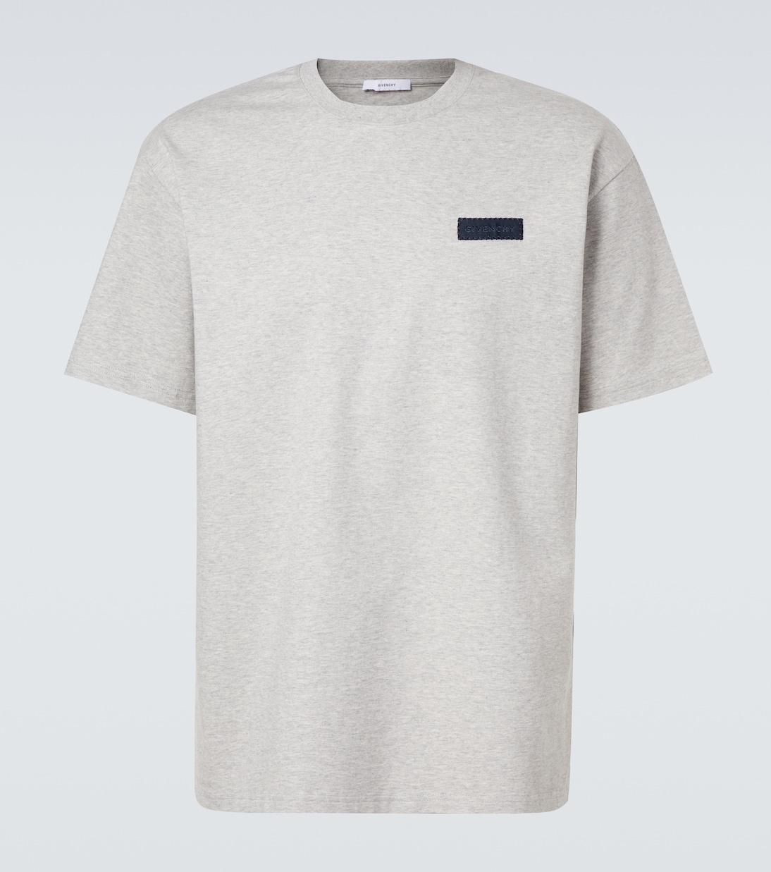 Футболка из хлопкового джерси с логотипом Givenchy, Light Grey Melange