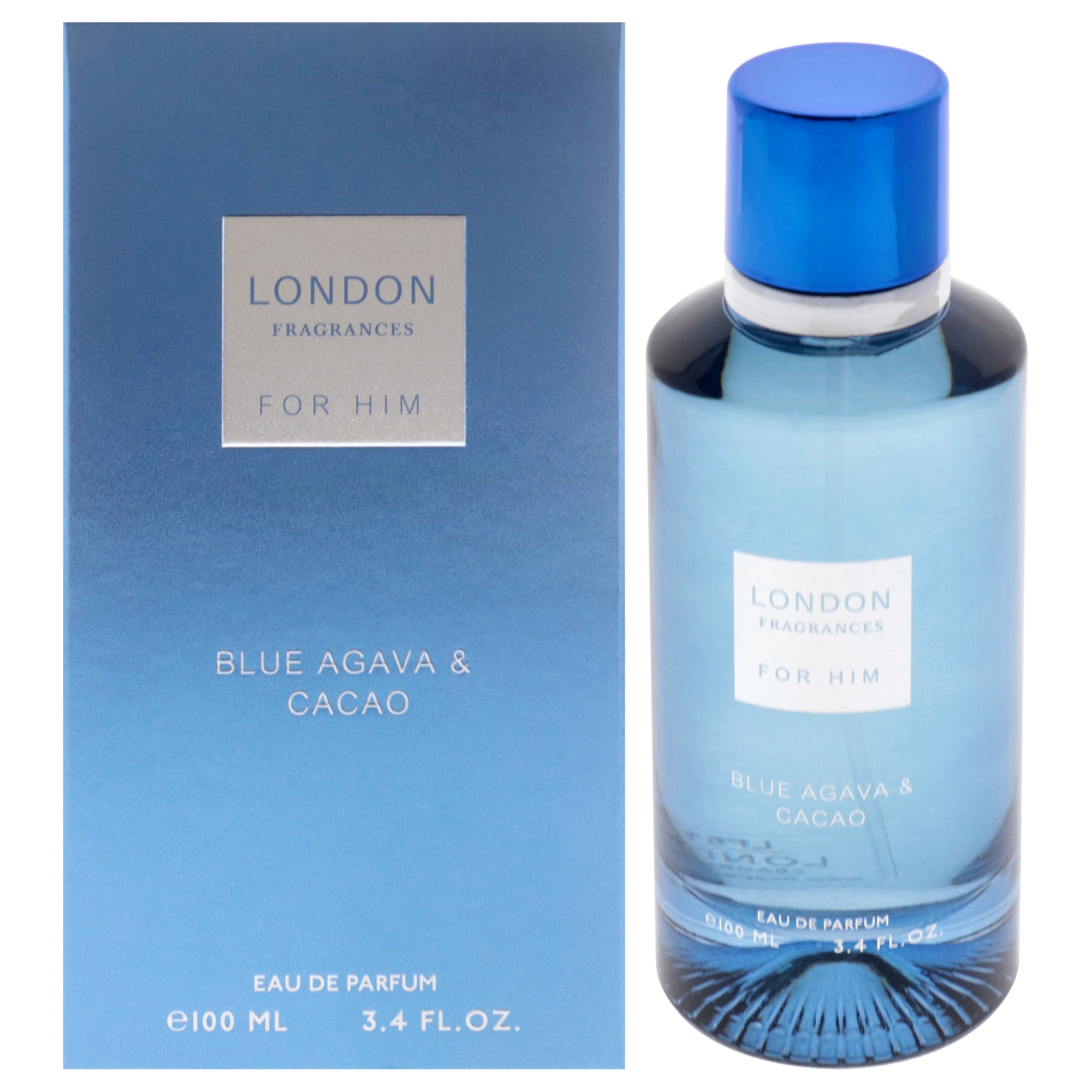 

London Fragrances - Blue Agava Cacao от Fine Perfumery для мужчин - парфюмерная вода, спрей, 3,4 унции