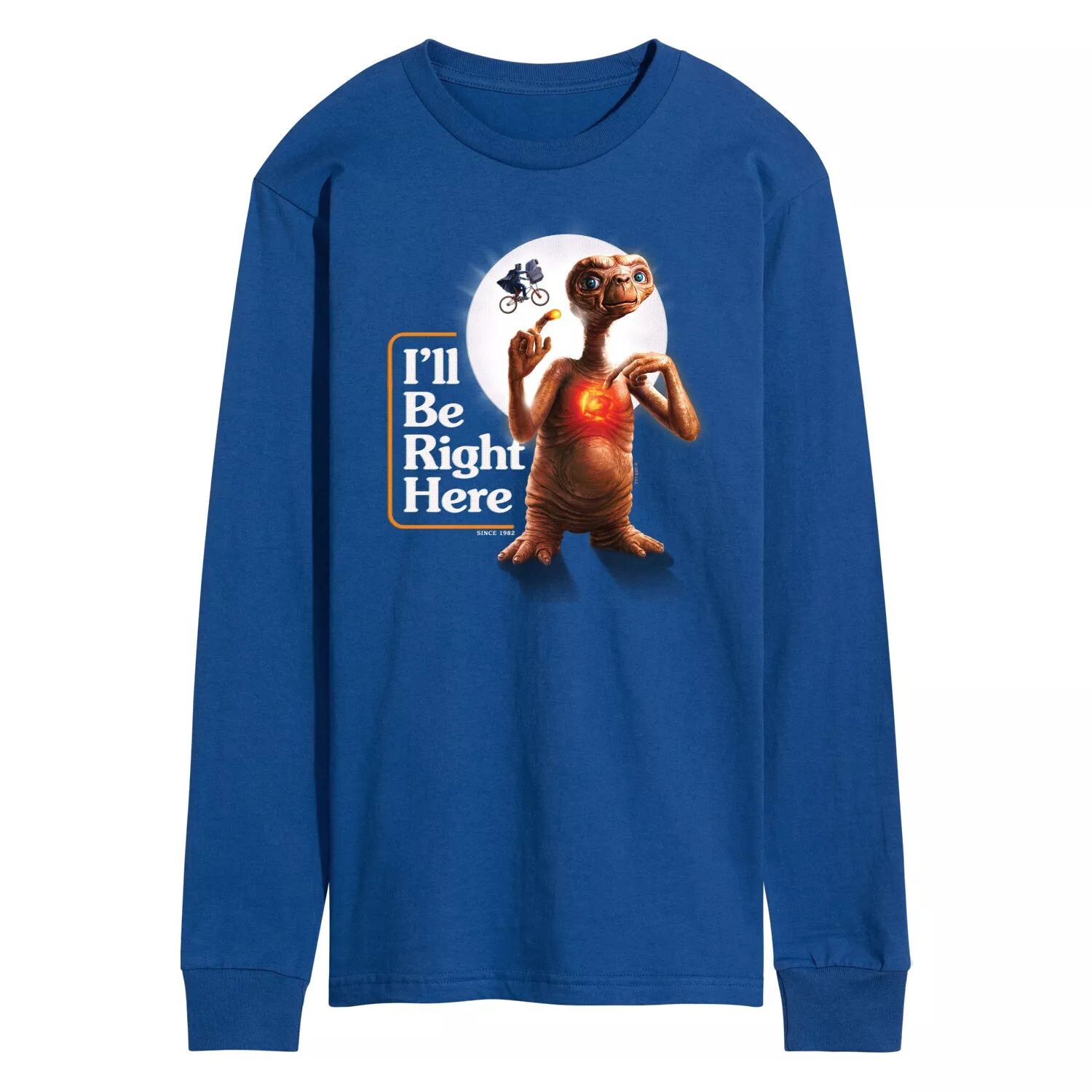 

Мужская футболка с длинными рукавами ET Be Right Here Licensed Character