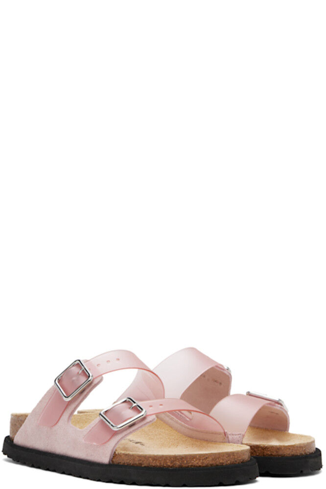 Сандалии молочные из ПВХ Arizona розового цвета 1774 Birkenstock — фото 4