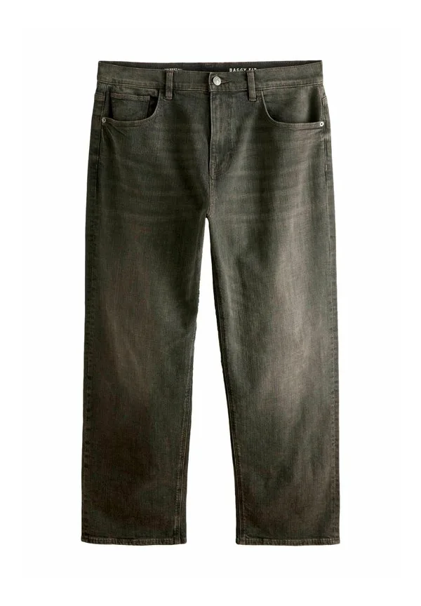Классические эластичные джинсы свободного кроя Next, Dark Brown Crosshatch
