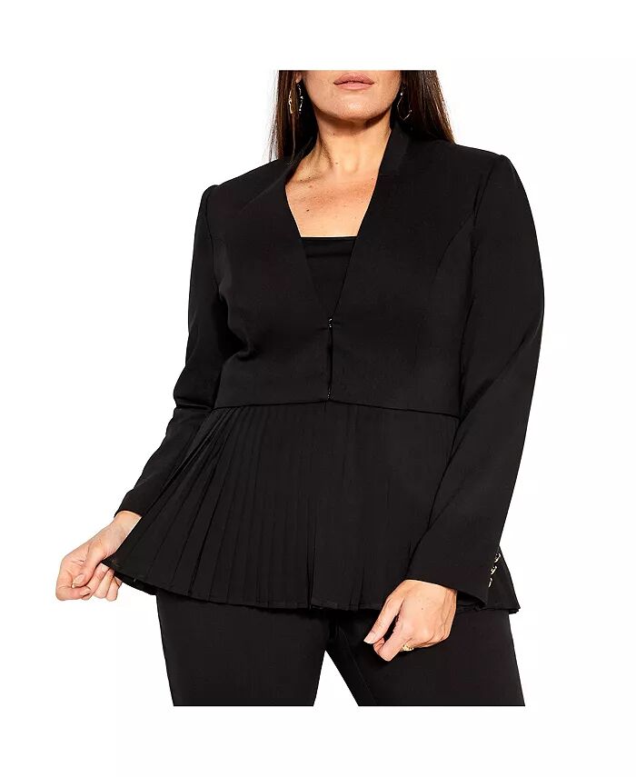 

Куртка Sadie размера плюс CITY CHIC, фиолетовый