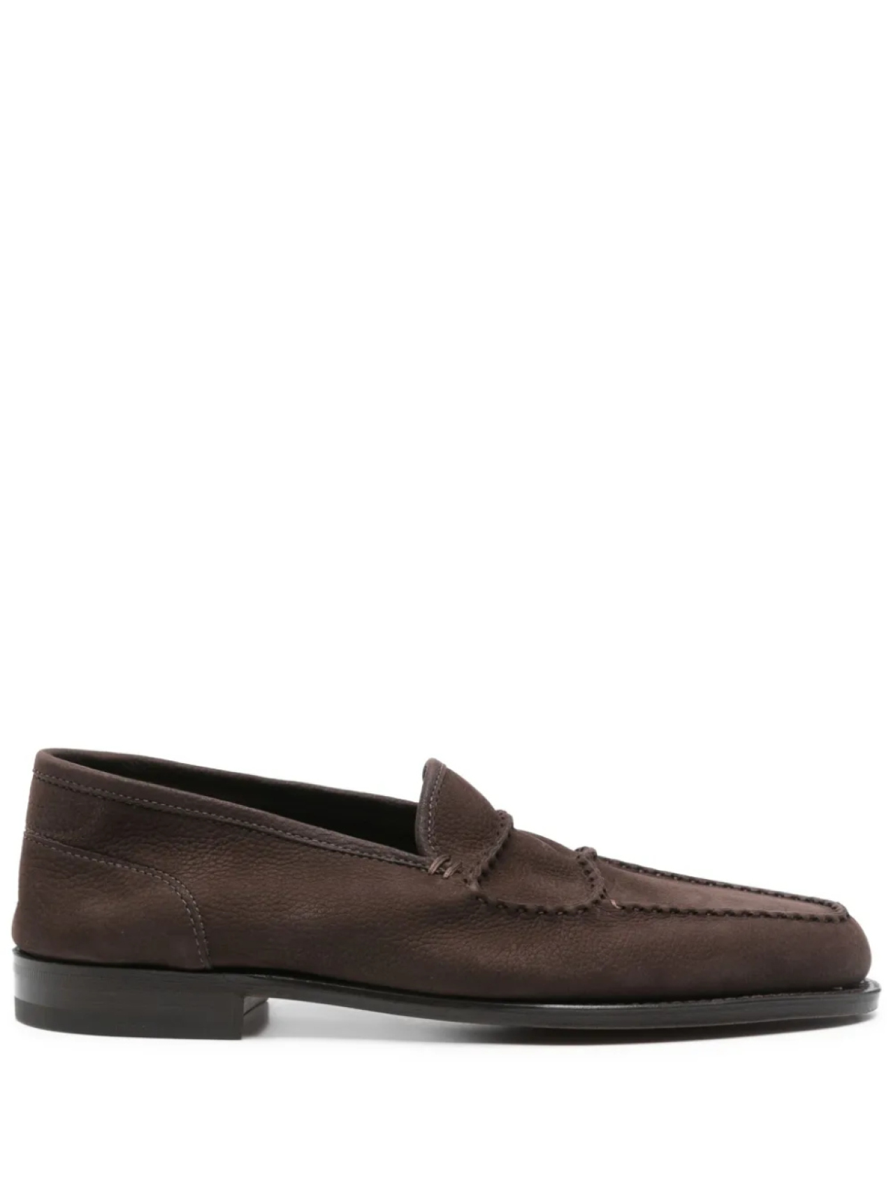 

Замшевые мокасины John Lobb, коричневый
