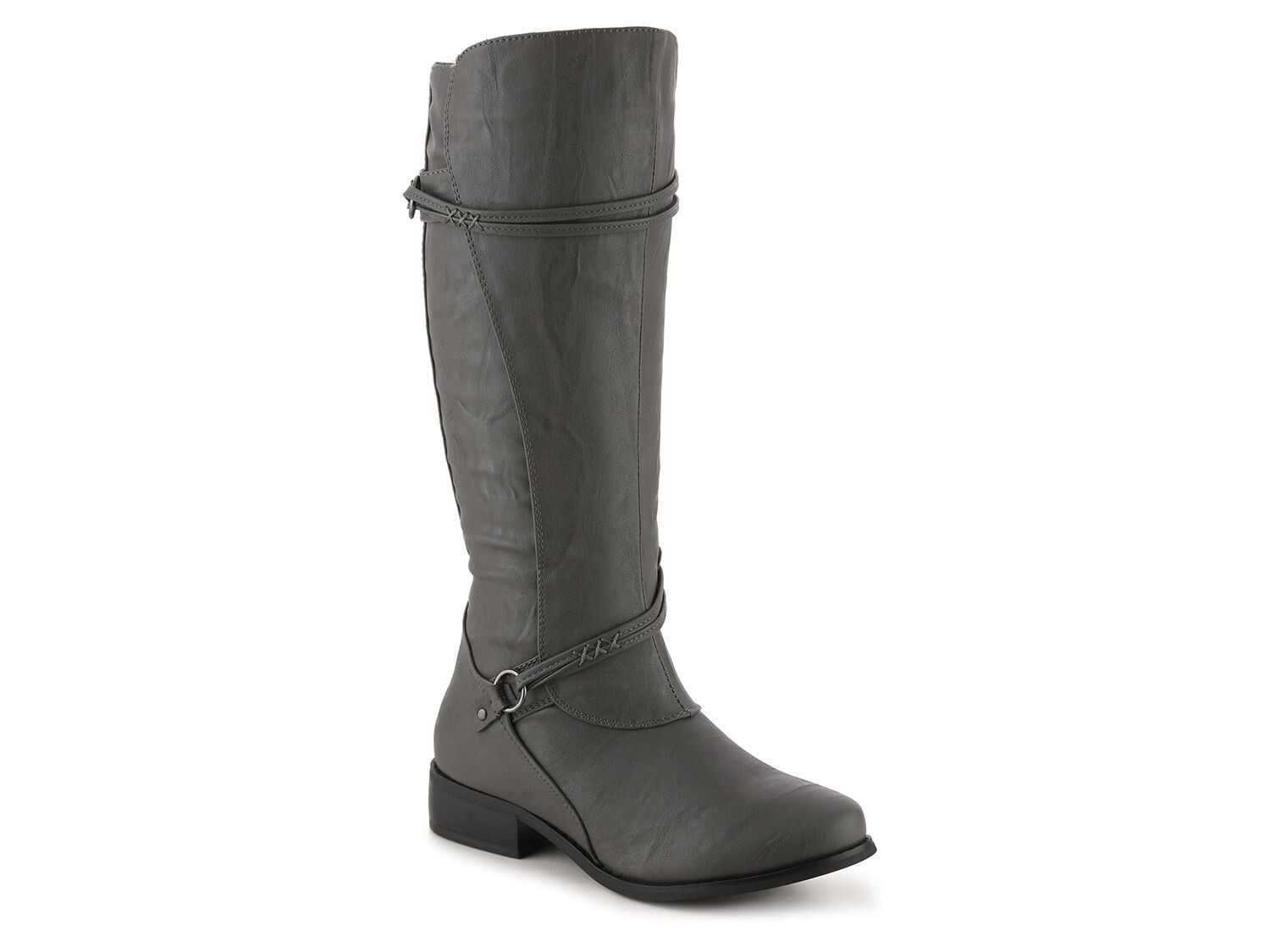 

Ботинки Journee Collection Harley Extra Wide для верховой езды, серый