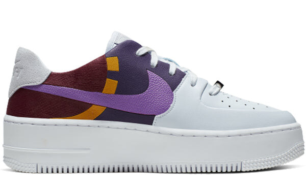 Кроссовки air force 1 sage low lx Nike, красный — фото 2