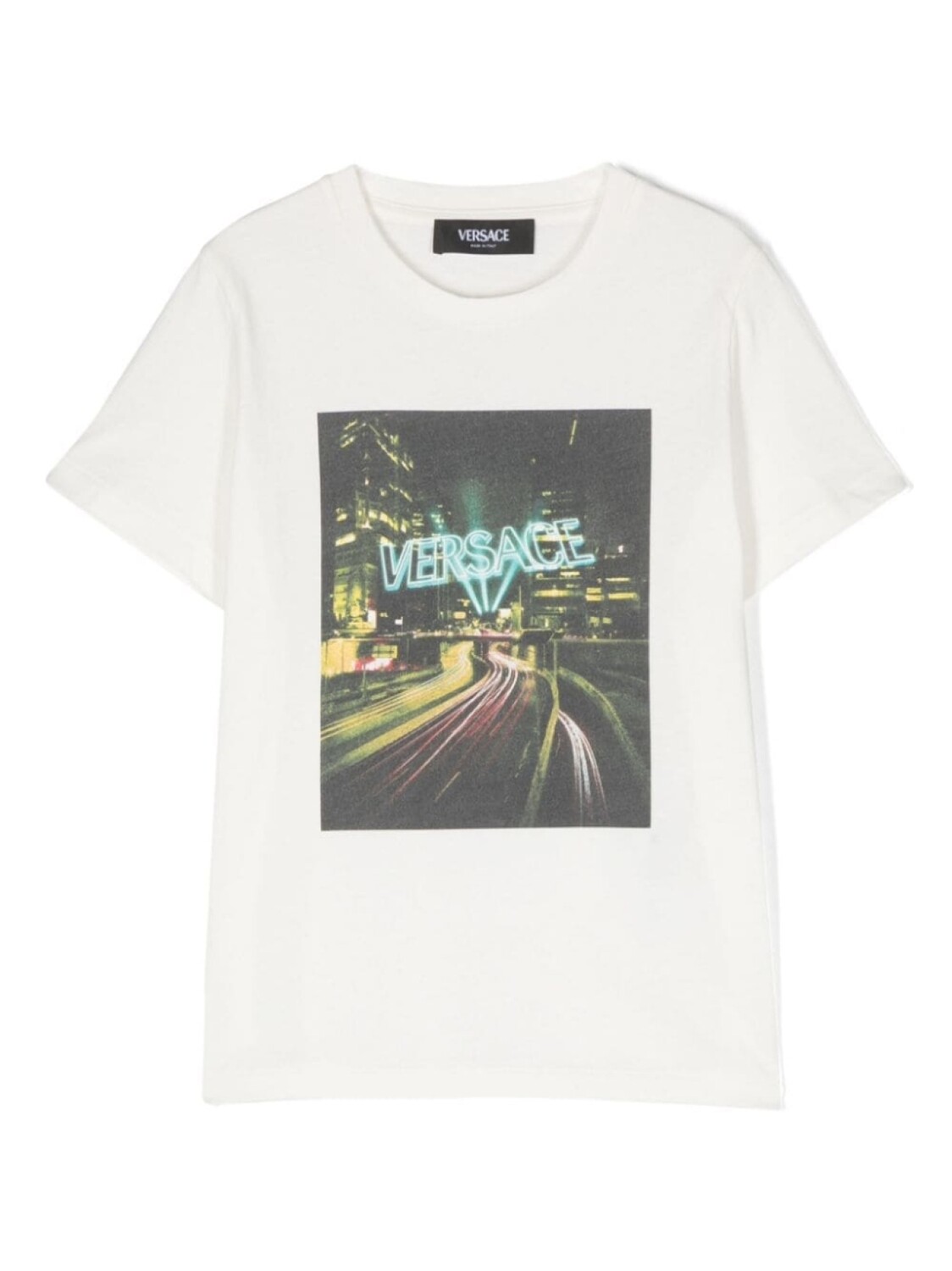 

Versace Kids футболка с логотипом, белый