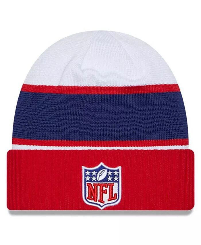 

Мужская белая, темно-синяя вязаная шапка с манжетами Sideline NFL 2023 New Era, белый