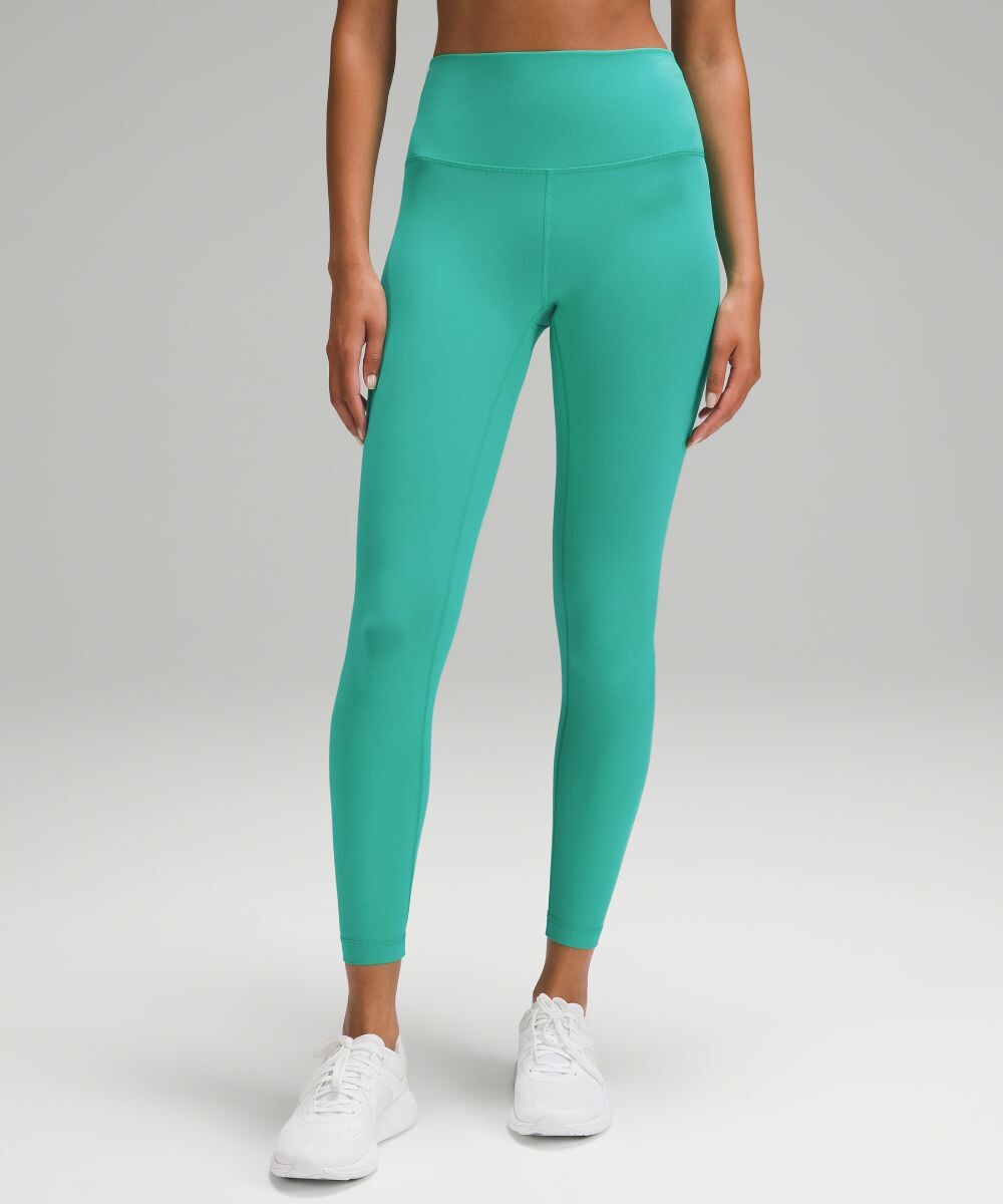 

Леггинсы Wunder Train High-Rise Lululemon, зеленый