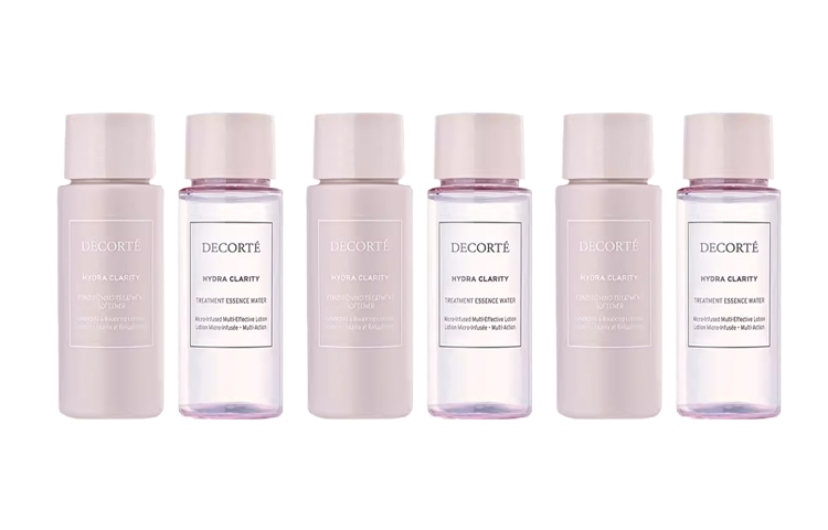 

Наборы для путешествий / пробники унисекс DECORTE, crystal softening lotion 30ml*3 + essence water 30ml*3