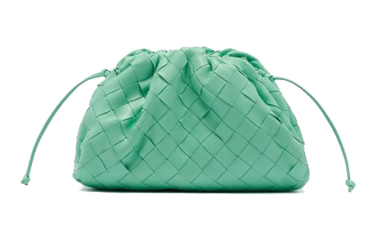 

Bottega Veneta Сумка-мессенджер Cloud Bag из овчины, ручная, через плечо, мини, женская, зеленая