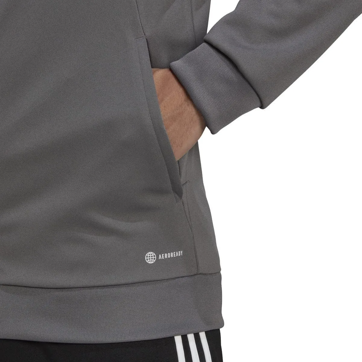 Толстовка Adidas Condivo22 Track - мужская футбольная, серый — фото 3