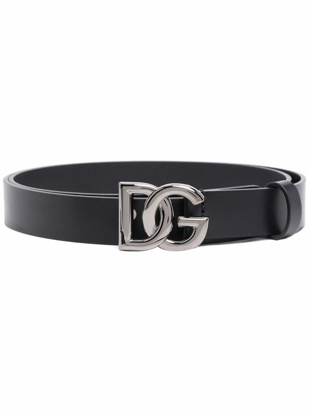 

Ремень с пряжкой-логотипом DG DOLCE & GABBANA, черный
