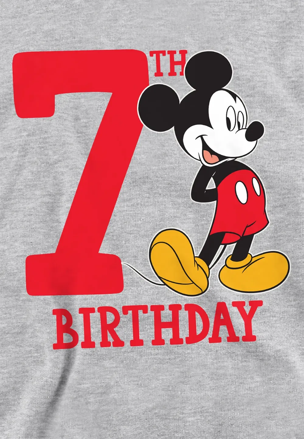 Детская худи Mickey Mouse, хлопок/полиэстер, Disney, серый — фото 2